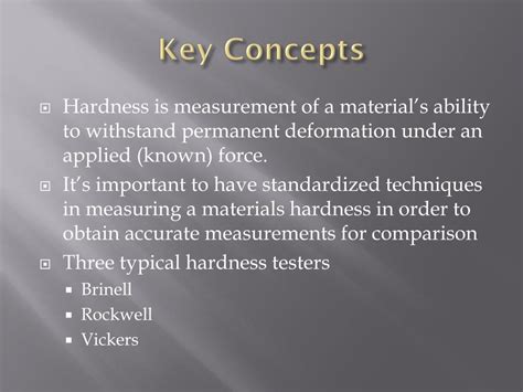 hardness test ppt|hardness testing of materials.